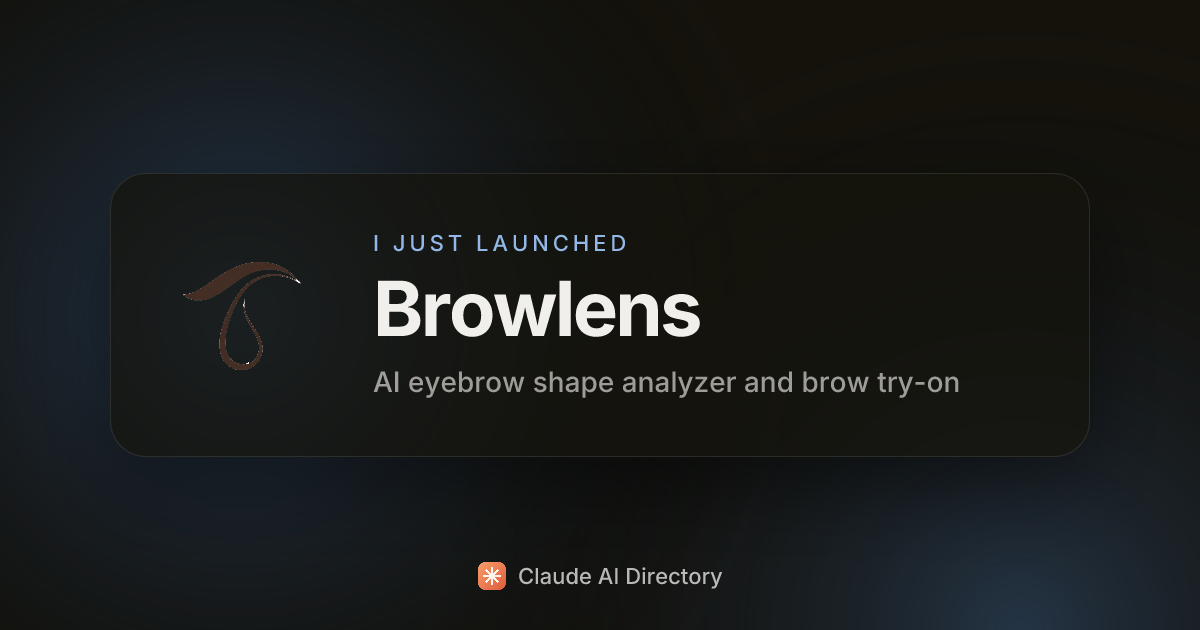 Browlens launched on Claude AI Directory