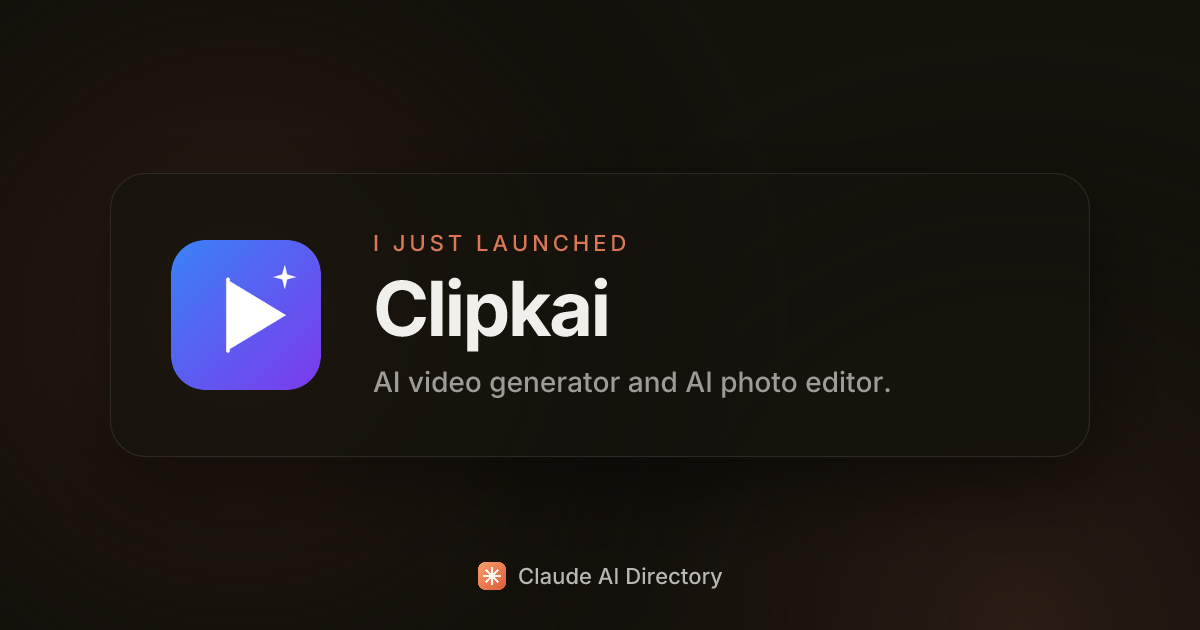 Clipkai launched on Claude AI Directory