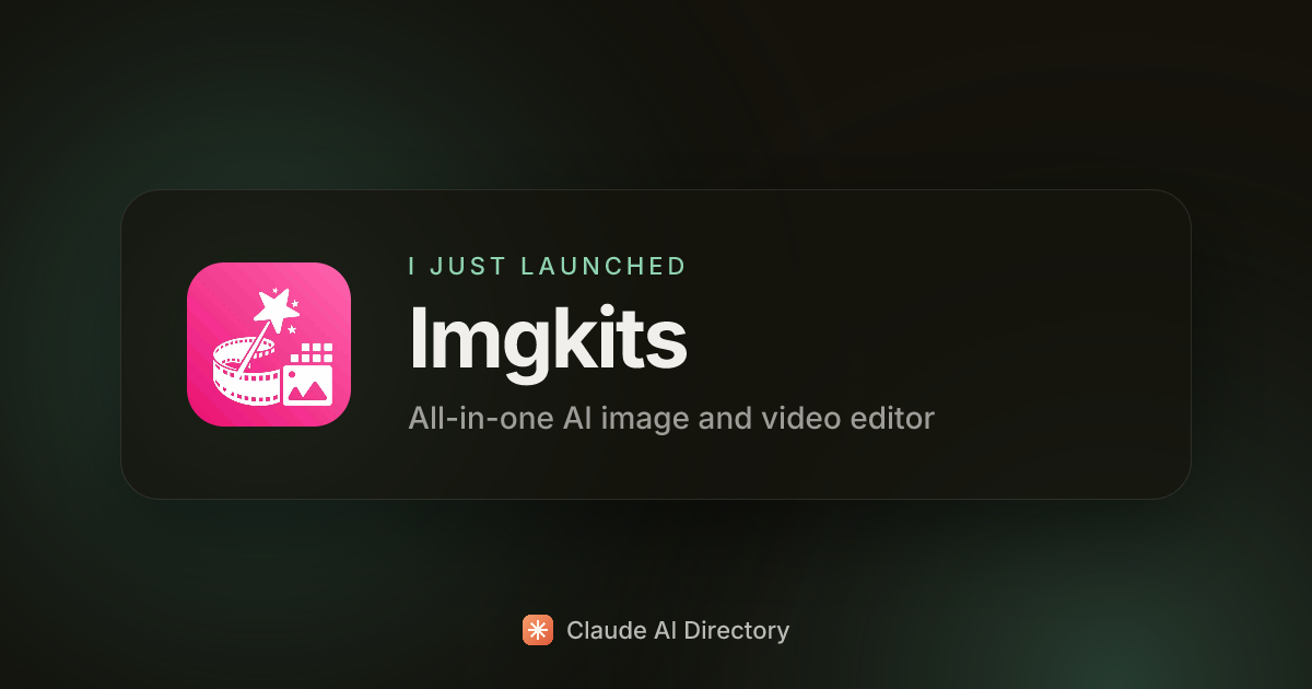 Imgkits launched on Claude AI Directory