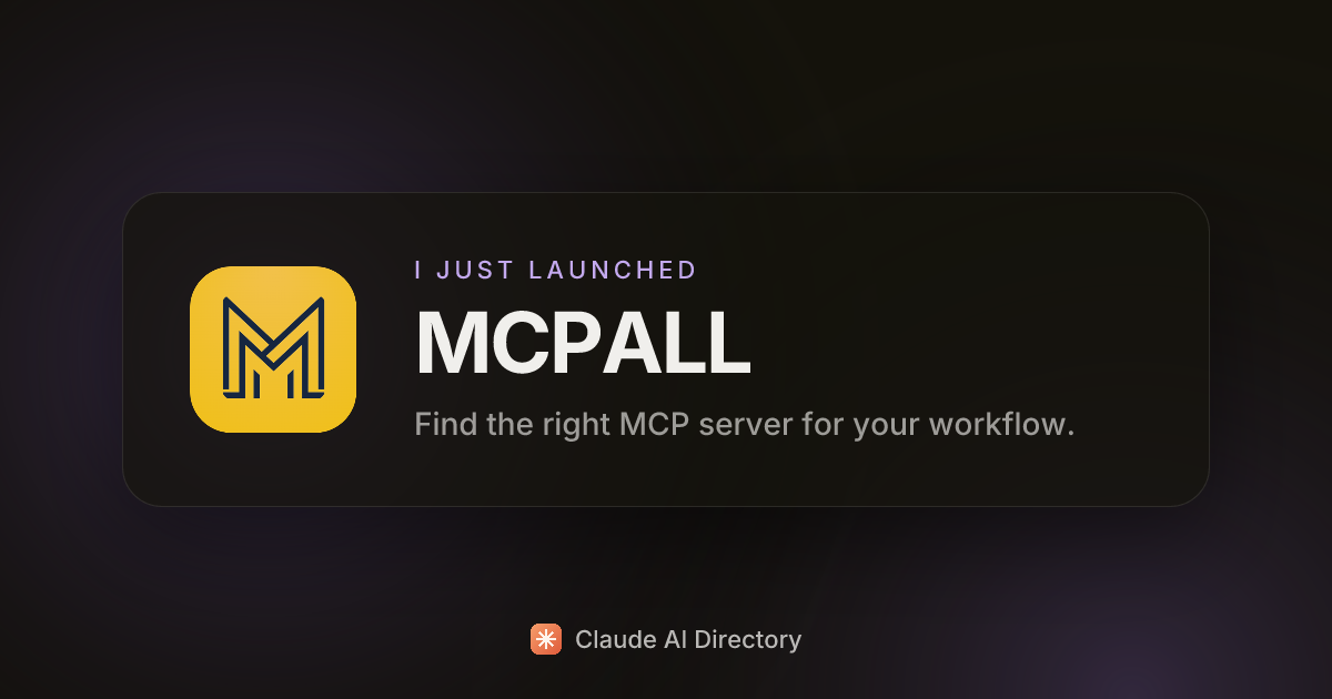 MCPALL launched on Claude AI Directory